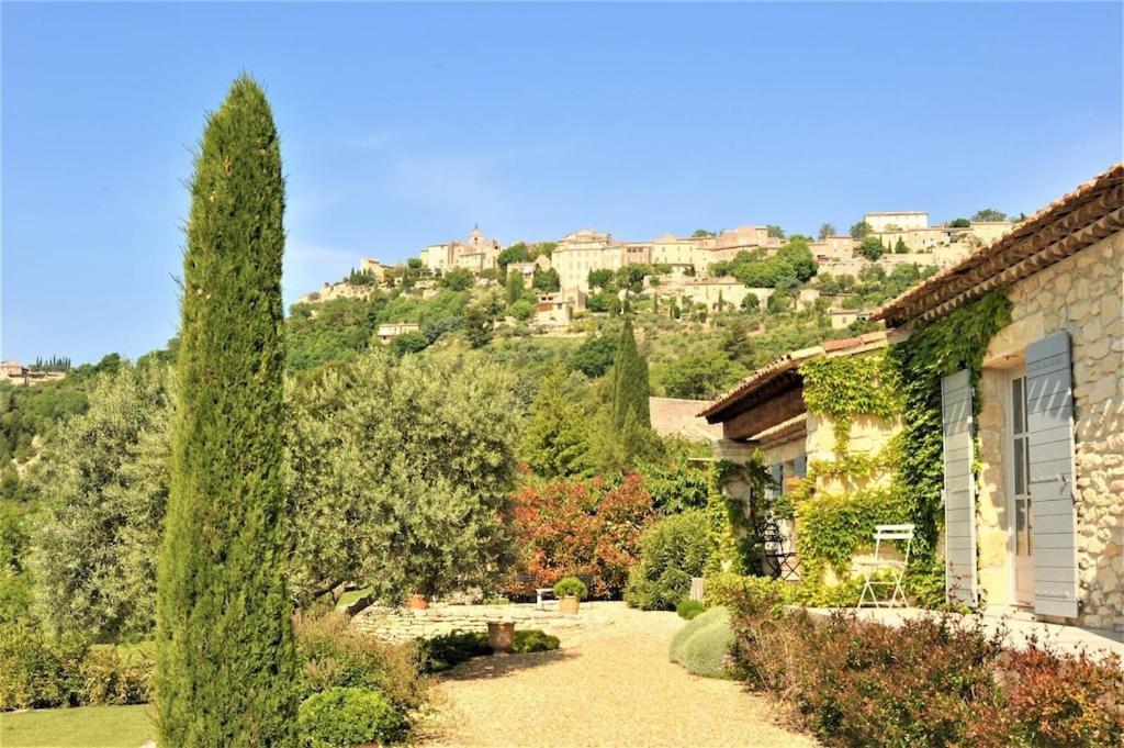 In Gordes, Facing The Entire Luberon Park A Beautiful 5 Bedrooms House Eksteriør billede