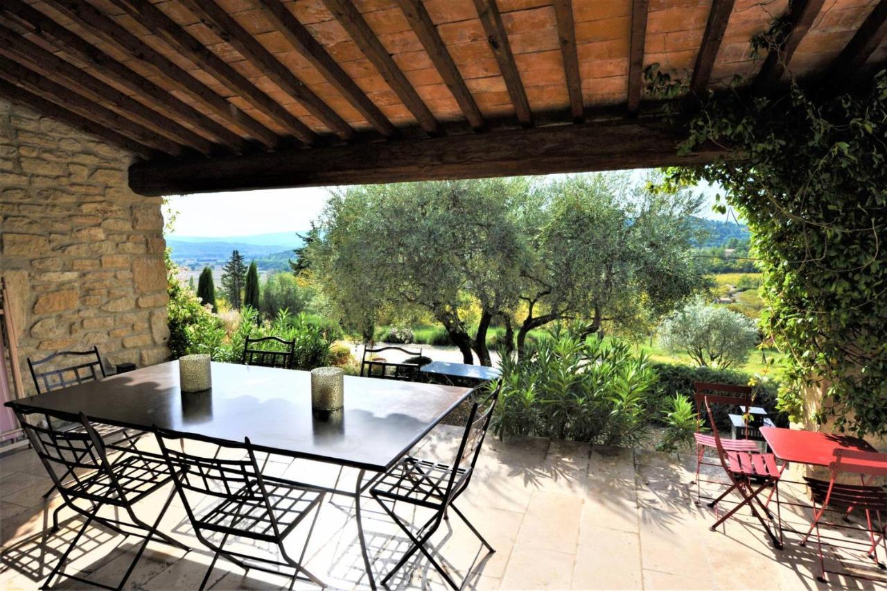 In Gordes, Facing The Entire Luberon Park A Beautiful 5 Bedrooms House Eksteriør billede