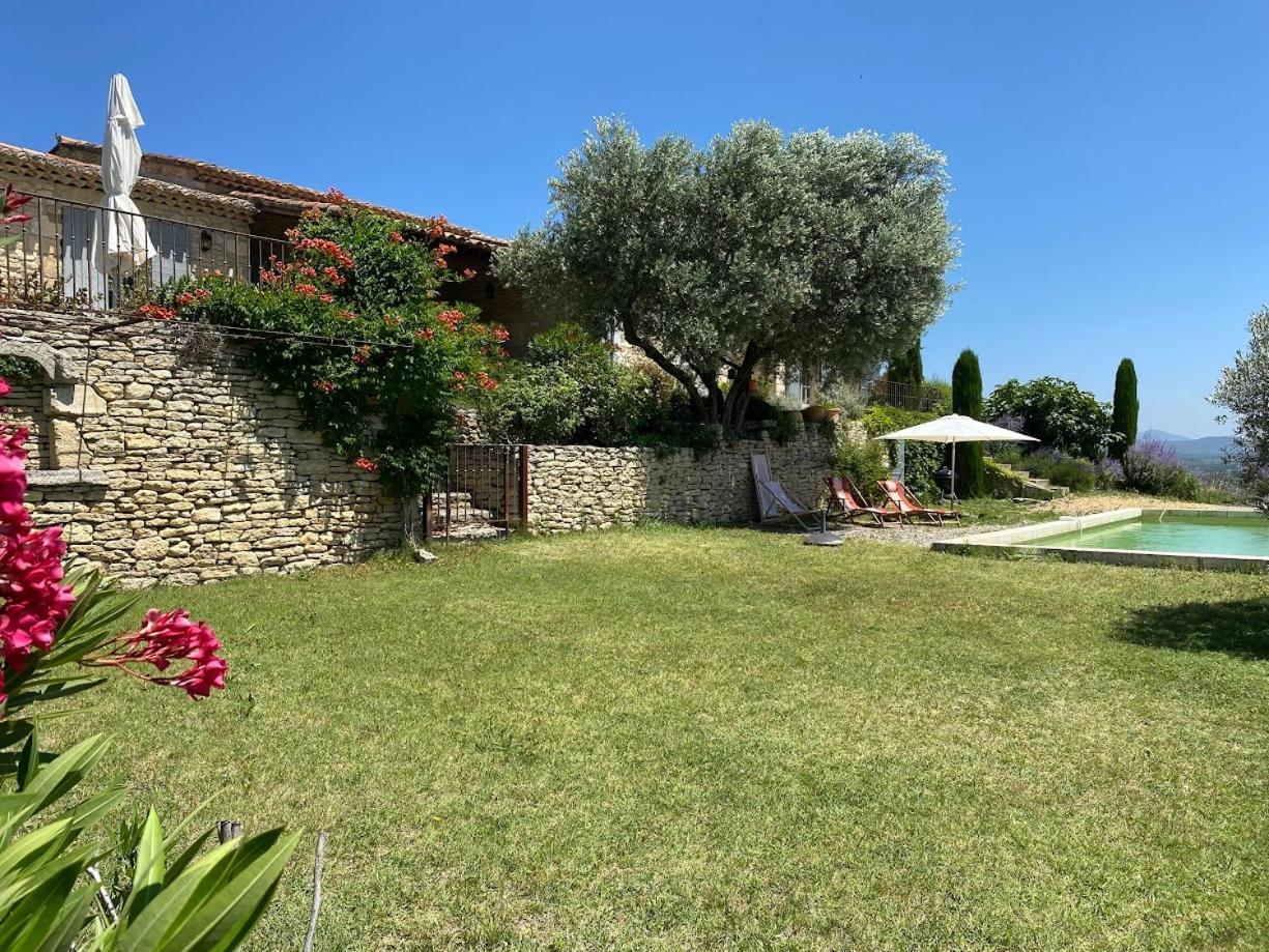 In Gordes, Facing The Entire Luberon Park A Beautiful 5 Bedrooms House Eksteriør billede