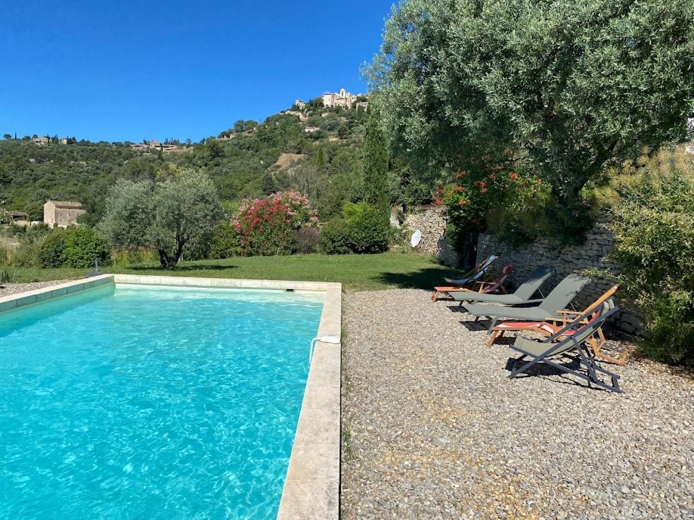 In Gordes, Facing The Entire Luberon Park A Beautiful 5 Bedrooms House Eksteriør billede